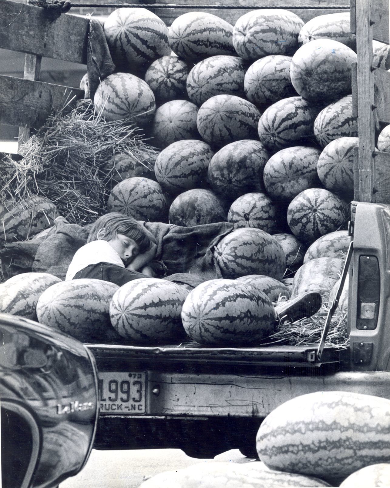 Market watermelons